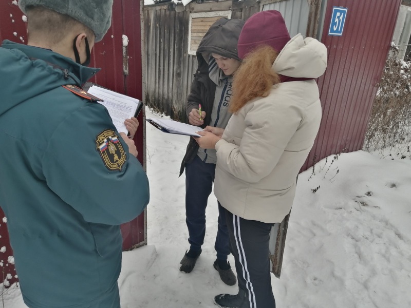 В Судогодском районе проведён рейд по профилактике пожаров по местам проживания граждан «группы риска»