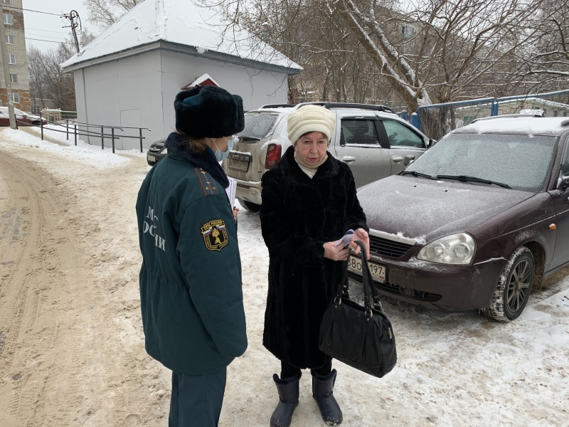 В городе Владимире проведён очередной рейд по профилактике пожаров по местам проживания граждан группы риска