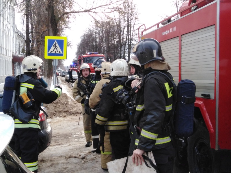 В Вязниковской школе состоялось пожарно-тактическое занятие