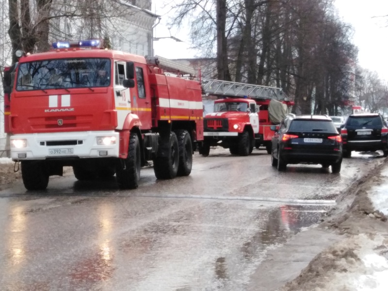 В Вязниковской школе состоялось пожарно-тактическое занятие