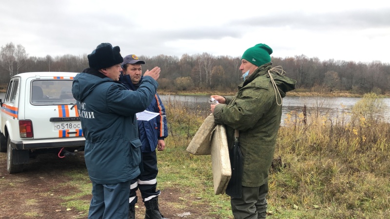 Акция "Тонкий лёд": сотрудники ГИМС и спасатели провели в Ковровском районе разъяснительную работу по правилам поведения на водоёмах в период ледостава