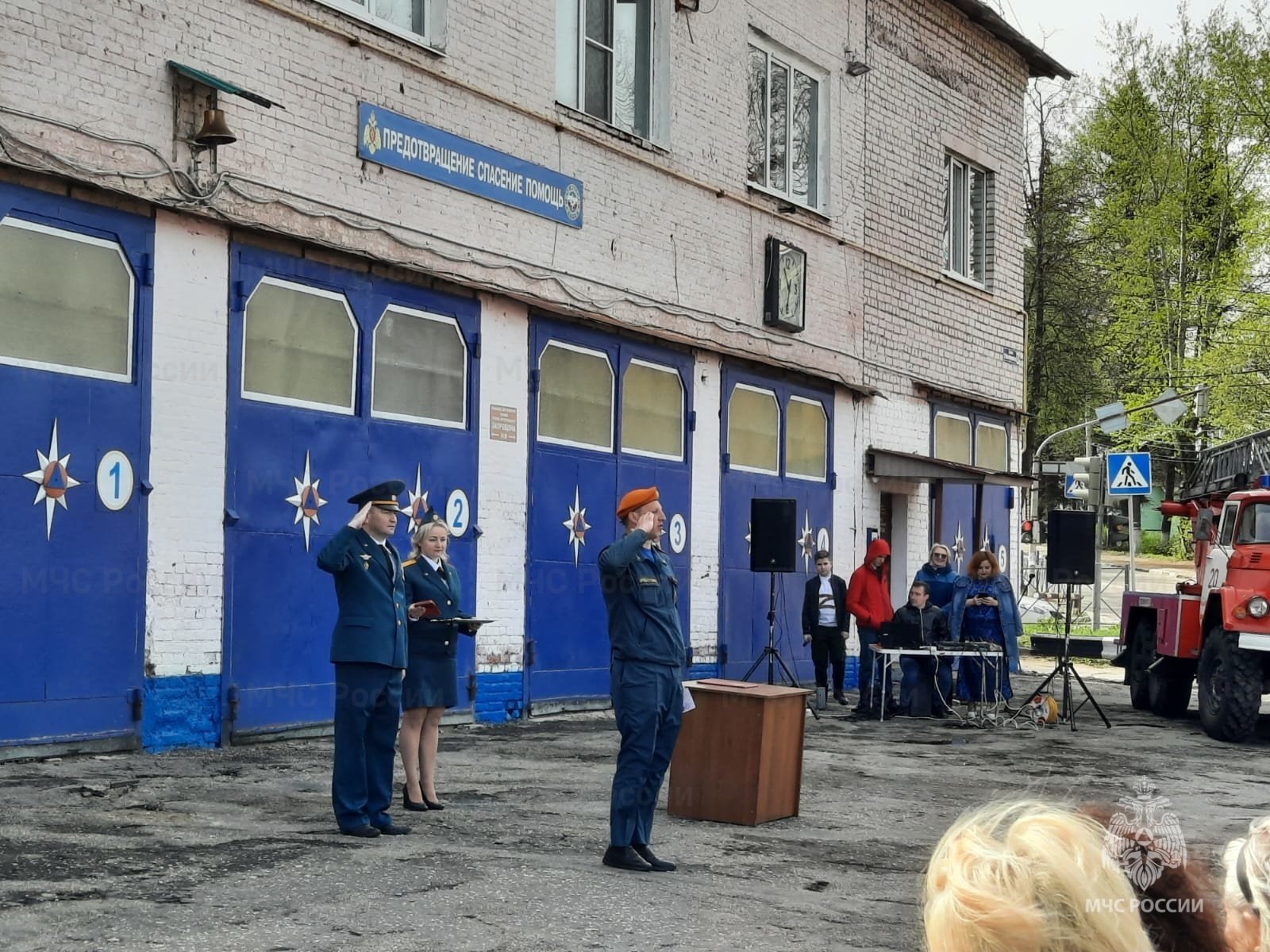 На здании пожарно-спасательной части Кольчугино увековечили память  кольчугинских пожарных – участников Великой Отечественной войны |  02.05.2023 | Владимир - БезФормата