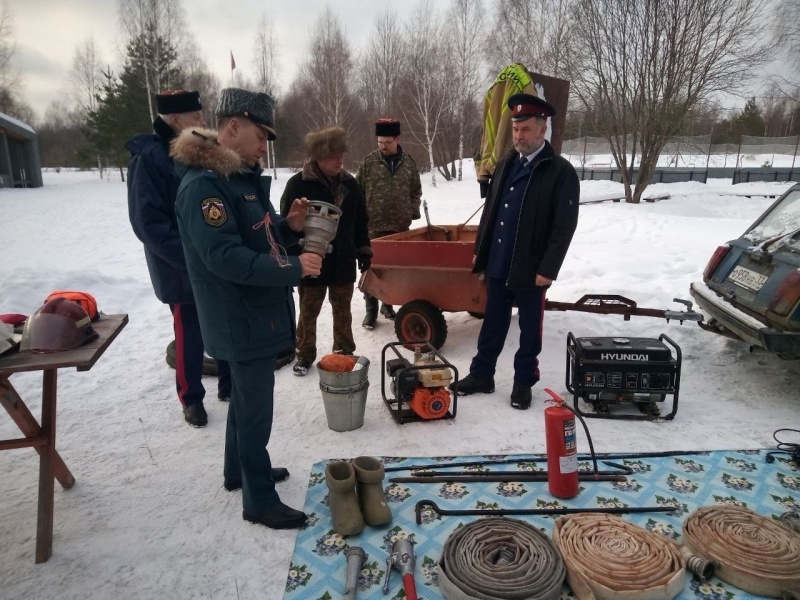 Главное управление МЧС России усиливает взаимодействие с Владимирским отдельным казачьим обществом по вопросам повышения культуры безопасности населения